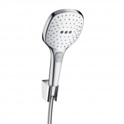 HANSGROHE - Raindance Select E Set sprchové hlavice, 3 proudy, držáku a hadice, bílá/chrom (26720400)