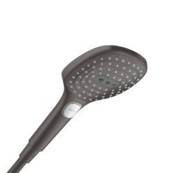 HANSGROHE - Raindance Select E Sprchová hlavice 120, 3 proudy, kartáčovaný černý chrom (26520340)