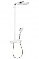 HANSGROHE - Raindance Select E Sprchový set Showerpipe 300 s termostatem ShowerTablet Select, 3 proudy, bílá/chrom (27127400)