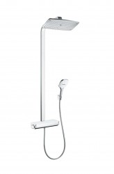 HANSGROHE - Raindance Select E Sprchový set Showerpipe 360 s termostatem, EcoSmart 9 l/min, bílá/chrom (27286400)