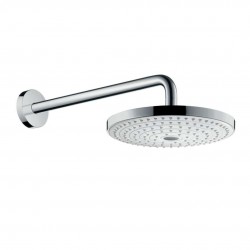 HANSGROHE - Raindance Select S Hlavová sprcha 240, 2 proudy, sprchové rameno 39 cm, bílá/chrom (26466400)