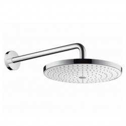 HANSGROHE - Raindance Select S Hlavová sprcha 300, 2 proudy, sprchové rameno 39 cm, bílá/chrom (27378400)