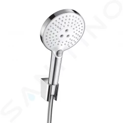 HANSGROHE - Raindance Select S Set sprchové hlavice, 3 proudy, držáku a hadice, bílá/chrom (26721400)