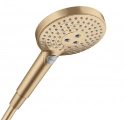 HANSGROHE - Raindance Select S Sprchová hlavice 120, 3 proudy, EcoSmart, kartáčovaný bronz (26531140)