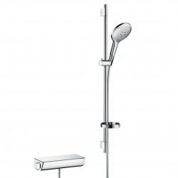 HANSGROHE - Raindance Select S Sprchový set s termostatem, 15 cm, 3 proudy, bílá/chrom (27037400)