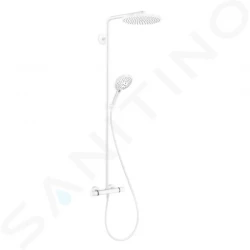 HANSGROHE - Raindance Select S Sprchový set Showerpipe s termostatem, 3 proudy, matná bílá (27633700)