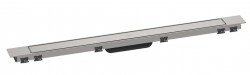 HANSGROHE - RainDrain Match Plus Sprchový žlab 90 cm, s roštem, kartáčovaná ocel (56216800)