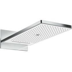 HANSGROHE - Rainmaker Select Hlavová sprcha, 3 proudy, EcoSmart, bílá/chrom (24011400)