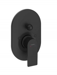 HANSGROHE - Rebris E Vanová baterie pod omítku, matná černá (72459670)