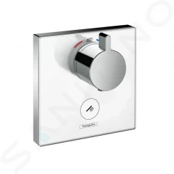 HANSGROHE - Shower Select Glass Termostat pod omítku Highflow pro 1 spotřebič a 1 dodatečný výstup, bílá/chrom (15735400)