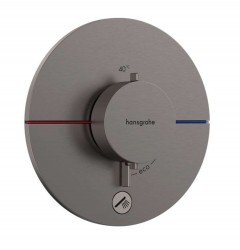 HANSGROHE - ShowerSelect Comfort Termostatická baterie pod omítku, kartáčovaný černý chrom (15562340)