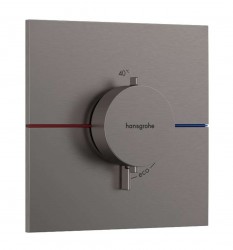 HANSGROHE - ShowerSelect Comfort Termostatická baterie pod omítku, kartáčovaný černý chrom (15574340)