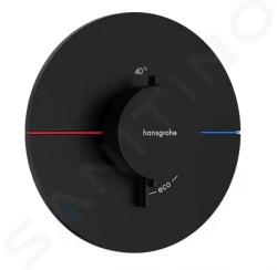 HANSGROHE - ShowerSelect Comfort Termostatická baterie pod omítku, matná černá (15559670)