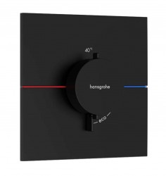 HANSGROHE - ShowerSelect Comfort Termostatická baterie pod omítku, matná černá (15574670)