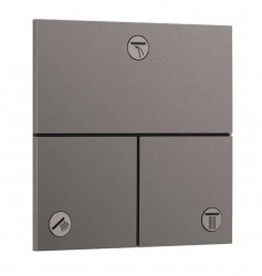 HANSGROHE - ShowerSelect Comfort Ventil pod omítku, pro 3 spotřebiče, kartáčovaný černý chrom (15573340)