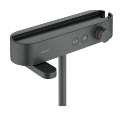 HANSGROHE - ShowerTablet Select Termostatická vanová baterie, kartáčovaný černý chrom (24340340)