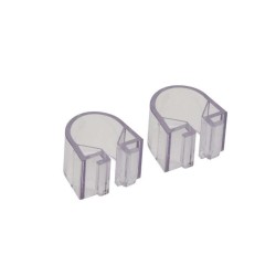 HANSGROHE - Svorky, průměr 25 mm, pro misky na mýdlo Casetta'D, 2 ks, čirá (96192000)