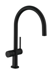 HANSGROHE - Talis M54 Dřezová baterie Talis 220, s uzavíracím ventilem pro spotřebič, matná černá (72805670)