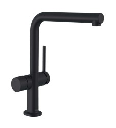 HANSGROHE - Talis M54 Dřezová baterie Talis 270, s uzavíracím ventilem pro spotřebič, matná černá (72827670)