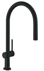 HANSGROHE - Talis M54 Dřezová baterie Talis s výsuvnou koncovkou, matná černá (72802670)