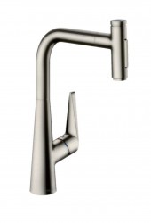 HANSGROHE - Talis Select M51 Dřezová baterie s výsuvnou sprškou, vzhled nerezu (72823800)