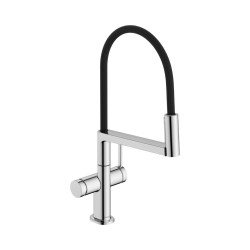 HANSGROHE - Talis Select M54 PowderSpray Dřezová baterie s flexibilním ramenem a sprškou, EcoSmart, chrom (72861000)