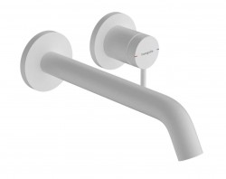 HANSGROHE - Tecturis S Umyvadlová baterie pod omítku, s výpustí, 2-otvorová instalace, EcoSmart, matná bílá (73351700)