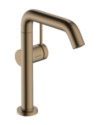 HANSGROHE - Tecturis S Umyvadlová baterie s výpustí Push-Open, CoolStart, EcoSmart, kartáčovaný bronz (73360140)