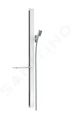 HANSGROHE - Unica'E Sprchová tyč 900 mm, se sprchovou hadicí, bílá/chrom (27640400)