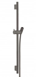 HANSGROHE - Unica'S Sprchová tyč 65 cm se sprchovou hadicí, kartáčovaný černý chrom (28632340)
