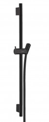 HANSGROHE - Unica'S Sprchová tyč 65 cm se sprchovou hadicí, matná černá (28632670)