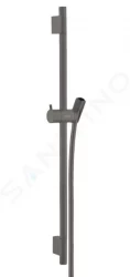 HANSGROHE - Unica'S Sprchová tyč 650 mm se sprchovou hadicí, kartáčovaný černý chrom (28632340)