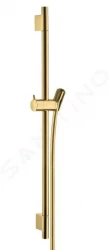 HANSGROHE - Unica'S Sprchová tyč 650 mm se sprchovou hadicí, leštěný vzhled zlata (28632990)