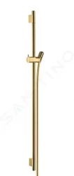 HANSGROHE - Unica'S Sprchová tyč 900 mm se sprchovou hadicí, leštěný vzhled zlata (28631990)