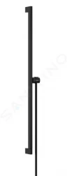 HANSGROHE - Unica Sprchová tyč 66 cm, se sprchovou hadicí, matná černá (24404670)
