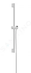 HANSGROHE - Unica Sprchová tyč 67 cm, se sprchovou hadicí, matná bílá (24400700)