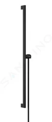 HANSGROHE - Unica Sprchová tyč 95 cm, se sprchovou hadicí, matná černá (24403670)