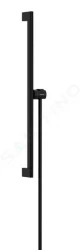 HANSGROHE - Unica Sprchová tyč 95 cm, se sprchovou hadicí, matná černá (24405670)