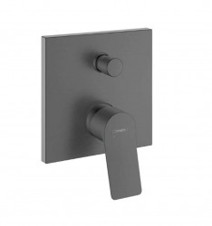 HANSGROHE - Vivenis Baterie pod omítku, pro 2 spotřebiče, kartáčovaný černý chrom (75416340)