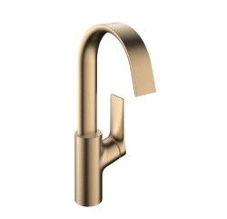 HANSGROHE - Vivenis Umyvadlová baterie s otočným výtokem, EcoSmart, kartáčovaný bronz (75032140)