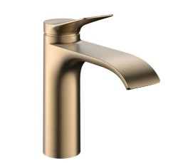 HANSGROHE - Vivenis Umyvadlová baterie s výpustí, EcoSmart, CoolStart, kartáčovaný bronz (75023140)