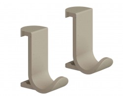 HANSGROHE - WallStoris Planet Edition Háček, 2 ks, béžová (28915210)