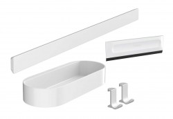 HANSGROHE - WallStoris Set koupelnových doplňků, matná bílá (27967700)