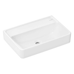 HANSGROHE - Xanuia Q Umyvadlo 55x37 cm, bez přepadu, bez otvoru pro baterii, bílá (60212450)