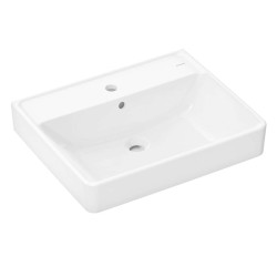 HANSGROHE - Xanuia Q Umyvadlo 60x48 cm, s přepadem, otvor pro baterii, bílá (60133450)