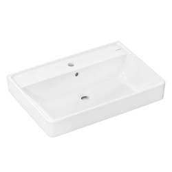 HANSGROHE - Xanuia Q Umyvadlo 70x48 cm, s přepadem, otvor pro baterii, bílá (60221450)