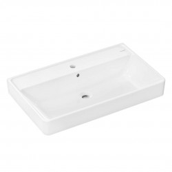 HANSGROHE - Xanuia Q Umyvadlo 80x48 cm, s přepadem, otvor pro baterii, bílá (60225450)