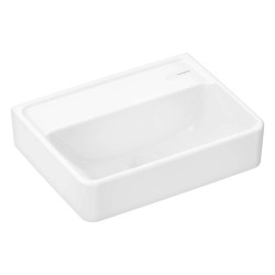 HANSGROHE - Xanuia Q Umývátko 45x34 cm, bez přepadu, bez otvoru pro baterii, bílá (60231450)