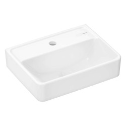 HANSGROHE - Xanuia Q Umývátko 45x34 cm, bez přepadu, otvor pro baterii, bílá (60230450)