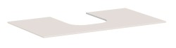 HANSGROHE - Xevolos E Deska pod umyvadlo, 98x55 cm, výřez uprostřed, matná béžová (54209780)